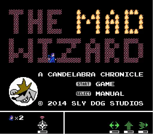 Cartucho de juego Mad Wizard para consola NES/FC - imagen 2