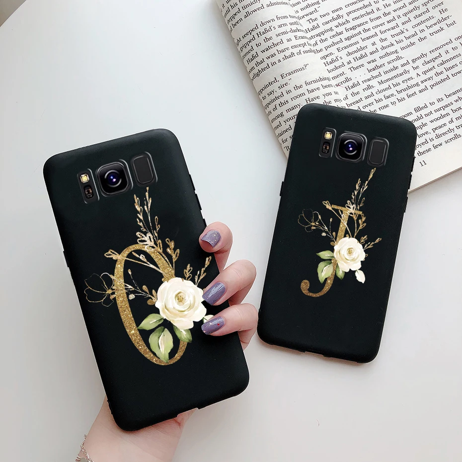 Para Samsung Galaxy S8 S8 Plus funda de teléfono delgada mate lindas letras trasera de silicona TPU funda suave para Samsung S8 S 8 plus - imagen 3