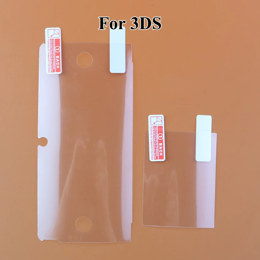 JCD 1 Uds película protectora transparente HD superior inferior para Nintendo DSL NDSL para 2DS nuevo Protector de pantalla LCD 3DS XL - imagen 3