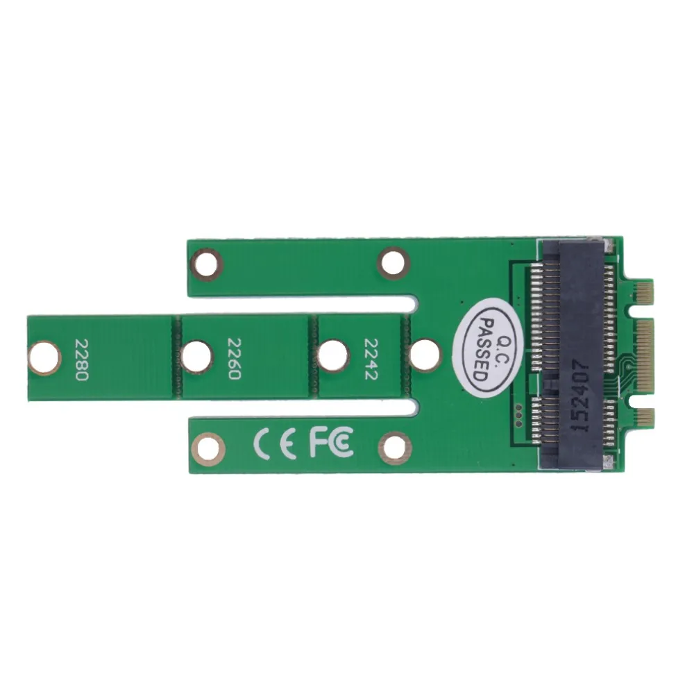 Able Mini NGFF M.2 B Key SSD basado en SATA a tarjeta adaptadora PCI-e MSATA 2230 2242 2260/80MM - imagen 3