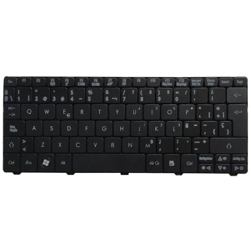 Teclado de ordenador portátil español para Acer Aspire One, 522, 533, 532G, AO532h, 532H, 521, AO522, D260, D270, nuevo - imagen 2