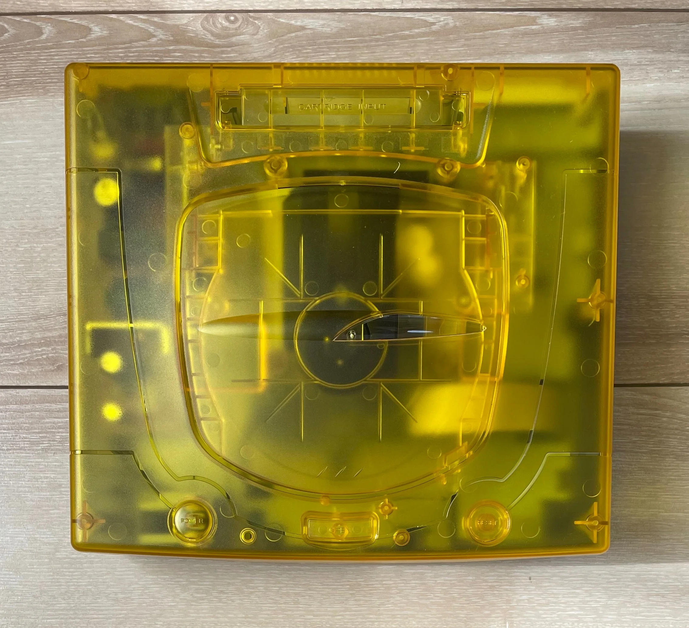 Funda de plástico para Sega Saturn SS, carcasa transparente para reparación de consola de juegos, naranja, verde, amarillo - imagen 2