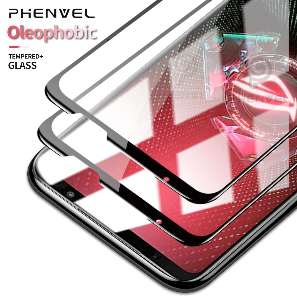 Protector de pantalla de vidrio templado para Asus Rog Phone 5 3 7 6D 5S 6 8 9 Pro vidrio Protector oleofóbico - imagen 2