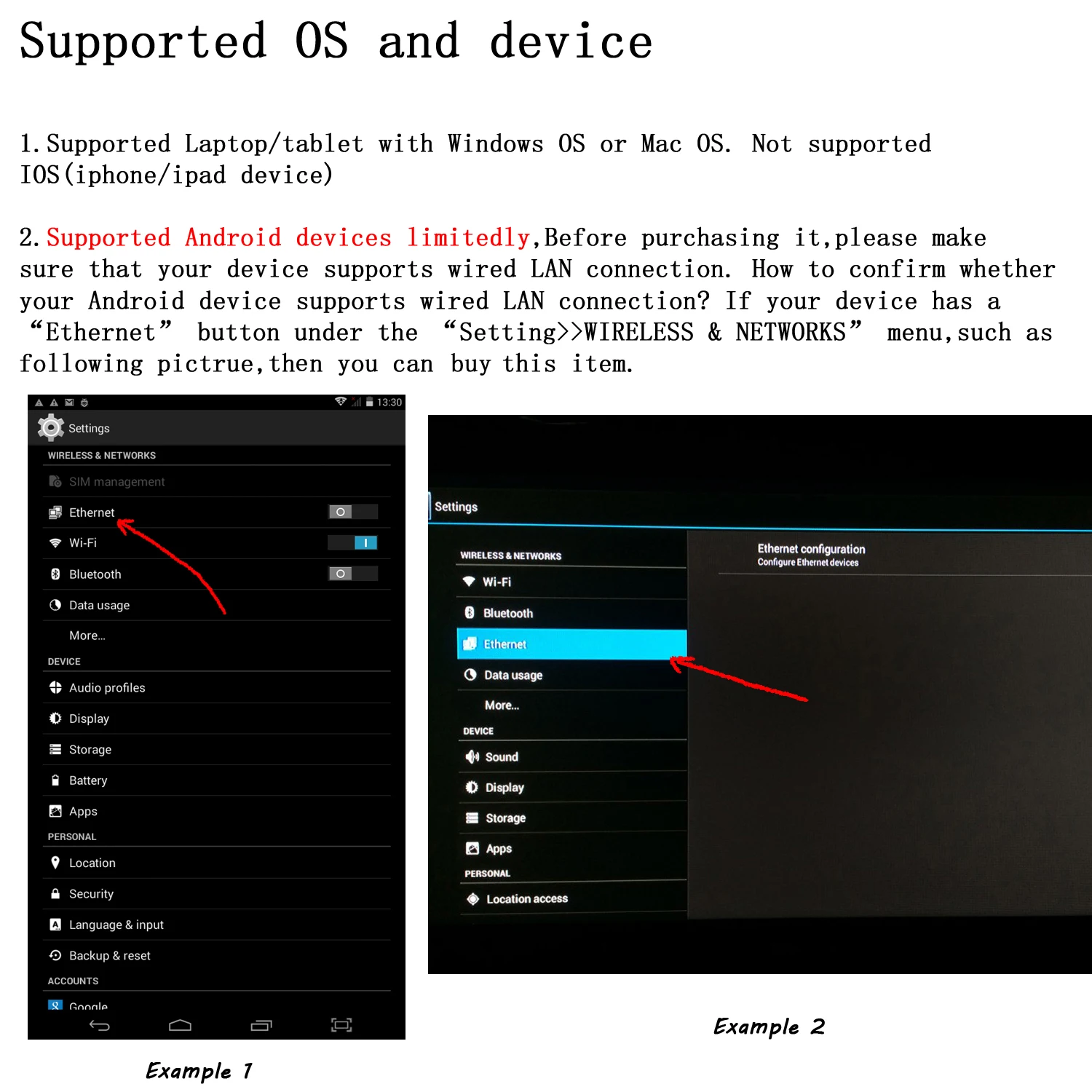 Especificaciones adaptador - Sistema de conexión profesional