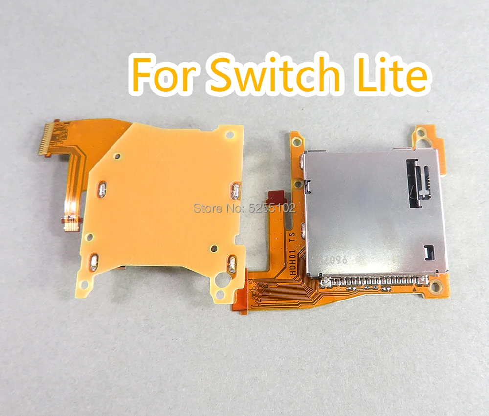 100PCS Game Card slot with headset motherboard PCB Replacement repair For Nintend NS Switch lite Game Console