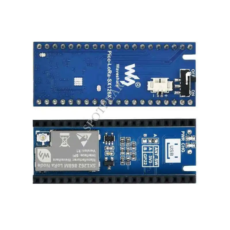 Placa de expansión LoRa Raspberry Pi Pico, módulo de placa de expansión de nodo LoRa SX1262 868M, Pico-LoRa-SX1262-868M - imagen 5