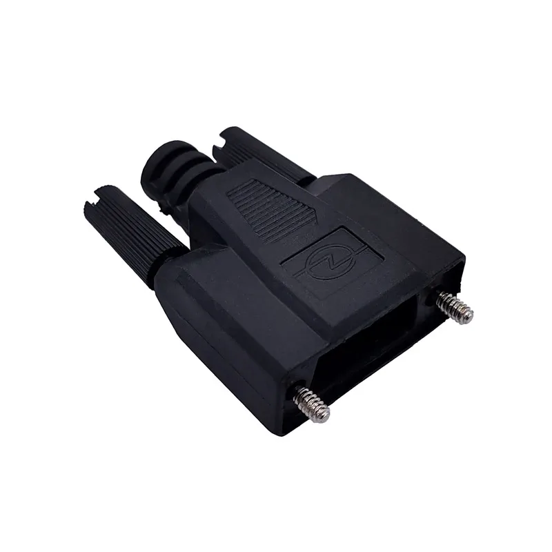 1 Uds DB9/DB15/DB25 carcasa negra enchufe de puerto serie macho y hembra carcasa de moldeo por inyección única - imagen 3