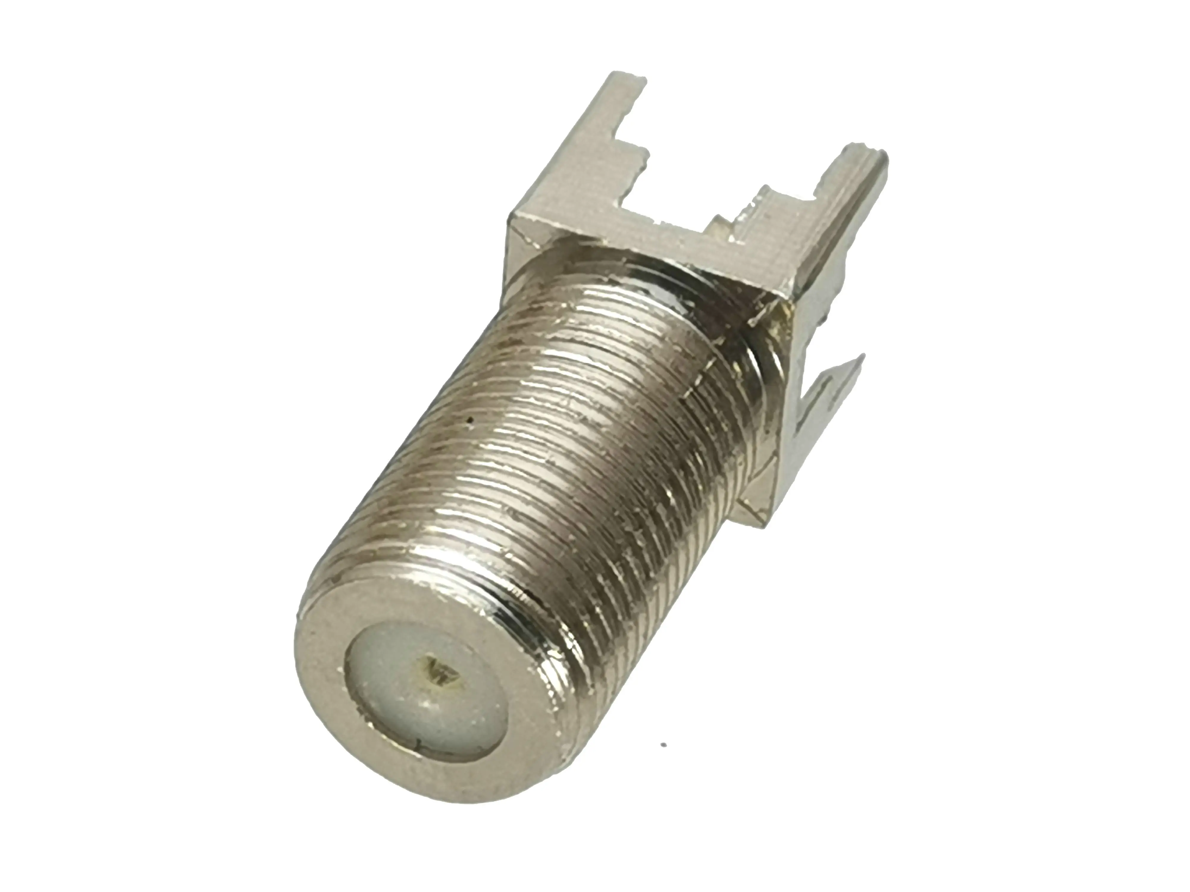 1 Uds conector F TV hembra jack soldadura PCB montaje adaptador RF terminales de cable Coaxial alta calidad - imagen 3