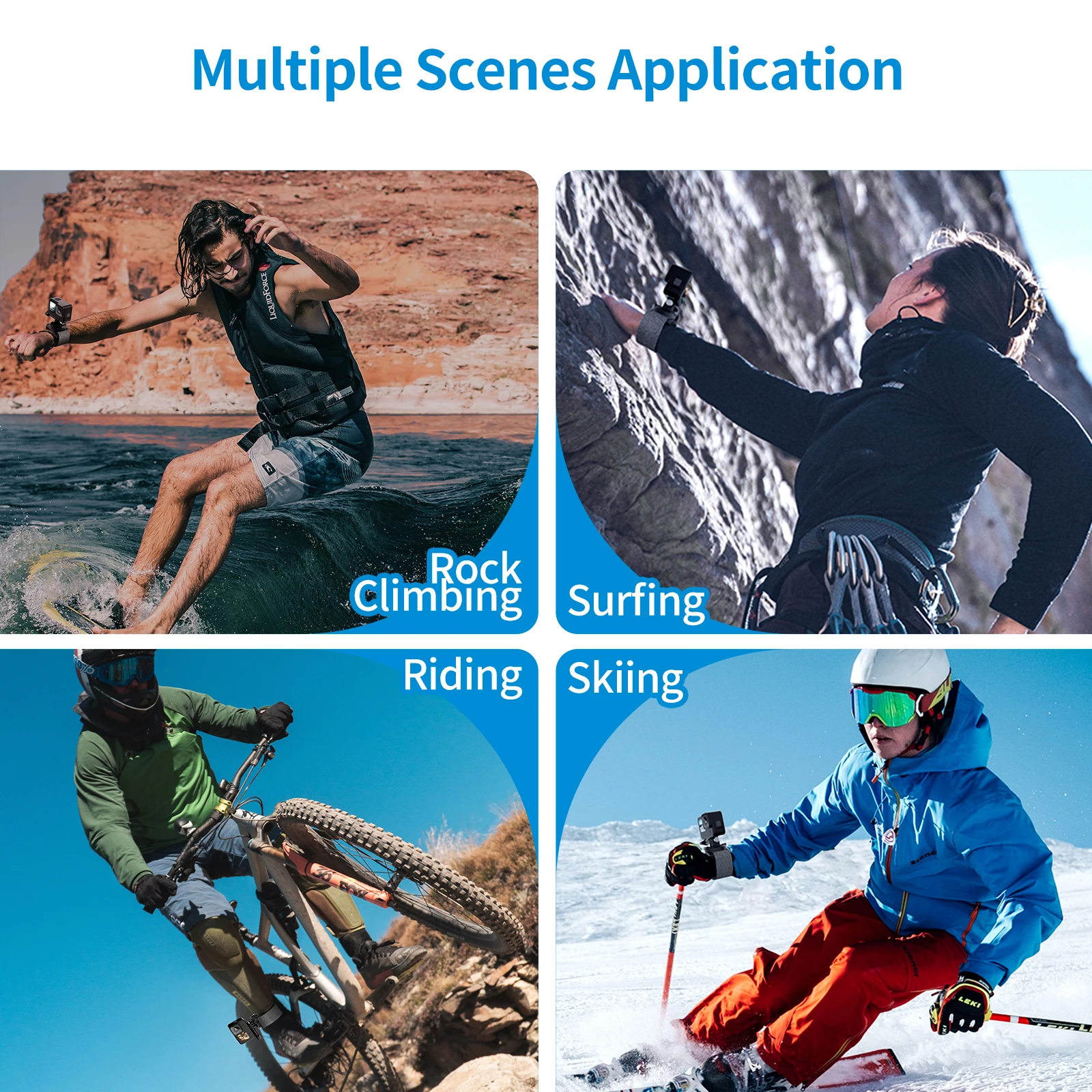 Telesin Correa Muñeca Ajustable 360° para GoPro Hero - imagen 2