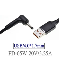 Cargador USB‑C 65W Universal 15‑20V rápido seguro para Portátil