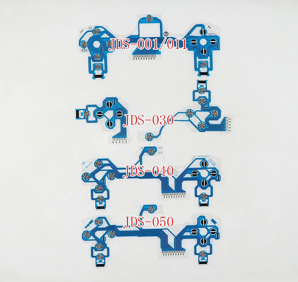 Placa de circuito de cinta de botón de repuesto de 40 Uds para PS4 Pro Slim verde azul película conductora JDS-001 JDS-030 JDS-040 JDS-050 - imagen 5