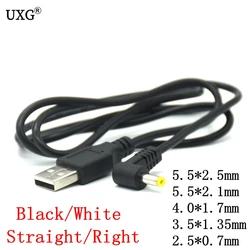 Cable Alimentador DC USB-A 5V con Jack 2,5/1,7/1,35mm