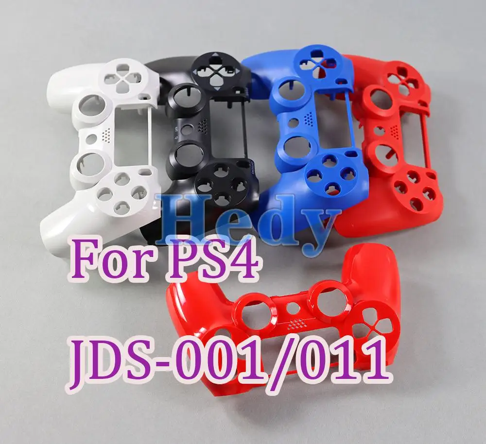 10 Uds carcasa superior frontal sólida de plástico para PS4 Pro JDS 040 4,0 carcasa frontal mate JDS 001 JDM011 2,0 controlador - imagen 2