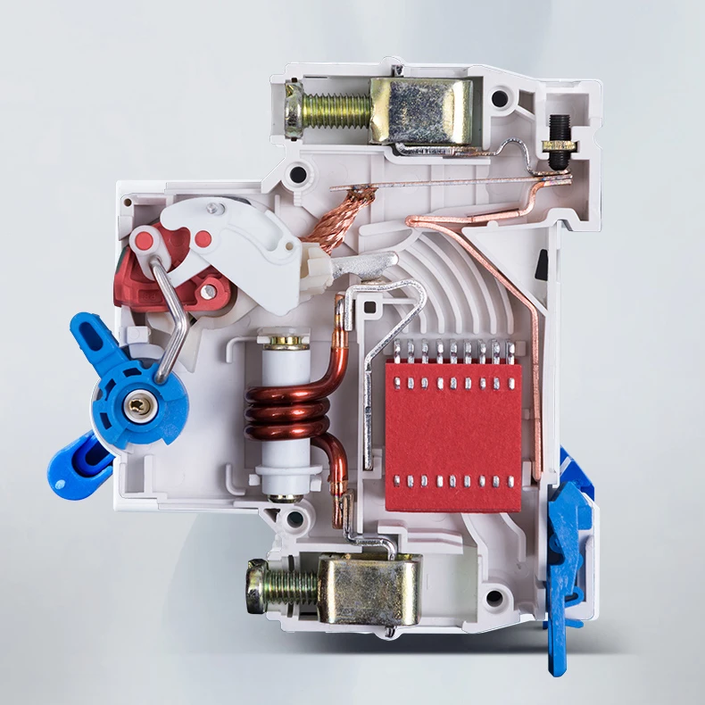 CHNT CHINT NXB-63 1P AC 230/400V disyuntor en miniatura C 6 10 16 20 25 32 40 63A Protector de sobrecarga DZ47 C estilo interruptor de aire - imagen 4