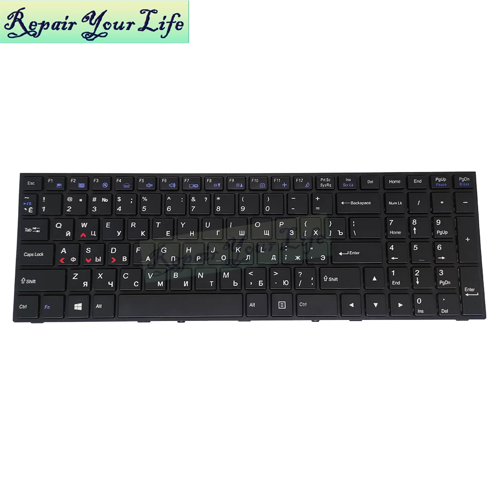 Teclado retroiluminado en inglés y ruso de EE. UU. para Clevo P650 P650SG P651SG P650SE P651SE P655SE teclado 6-80-P6500-013-1 MP-13H83USJ430B - imagen 5