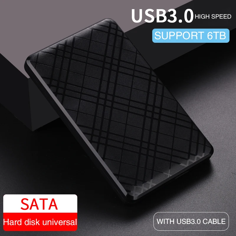 Funda Hd externa para disco duro SATA2 3 de 2,5 pulgadas, carcasa de HDD móvil con Cable de 6TB, alta velocidad, USB 3 0, T43 - imagen 3