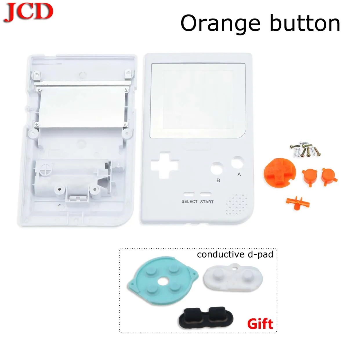 Orange button