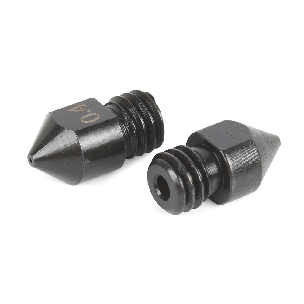 Boquillas de acero endurecido XCR MK8, boquilla de acero para molde de 0,4mm, rosca M6, filamento de 1,75 MM para extrusora Hotend CR10 Ender3, pieza de impresora 3D - imagen 5
