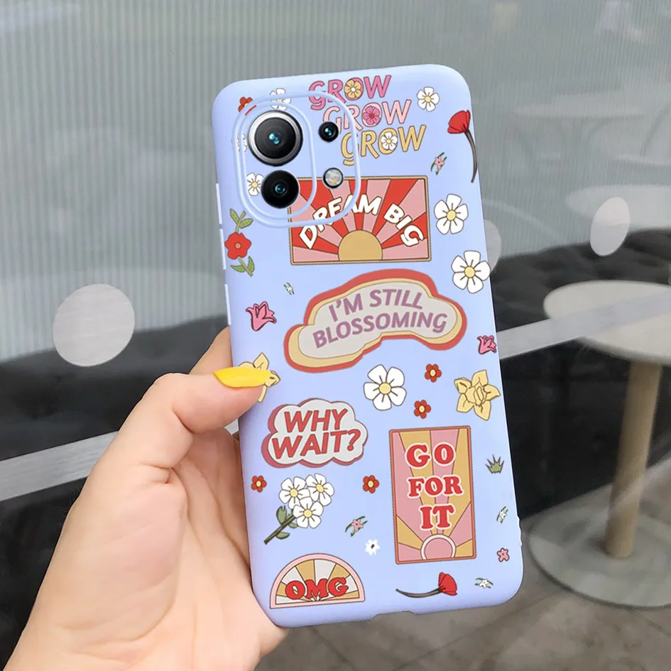 Funda de silicona con letras del alfabeto para Xiaomi Mi 11 Lite, carcasa suave de TPU delgada para Xiaomi Mi 11 Pro 11Pro Mi11 Lite 5G, parachoques - imagen 5