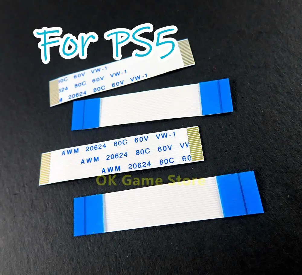 100 unids/lote Cable de cinta flexible táctil de 18 pines para controlador PS5 Cable de conexión de panel táctil de 18 pines para Playstation 5 PS5
