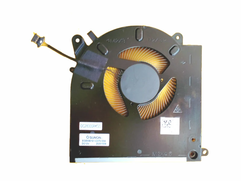 Nuevo ventilador enfriador ORIGINAL para CPU de ordenador portátil GPU para DELL Alienware M15 R4 R3 0D1X38 0TG9V0 RTX 12V 5V 087HF0 01F4FV - imagen 3