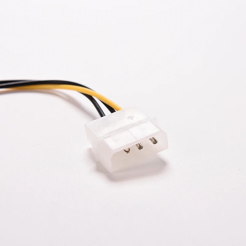Adaptador de Cable conector de alimentación para pc, carcasa de CPU, ventilador, IDE Molex de 4 pines, 20cm, 3 pines, 1 ud. - imagen 4