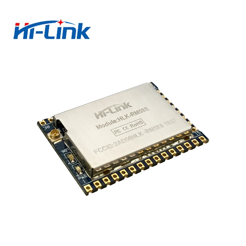HLK-RM58S wifi Android IOS 2,4G/5G + BLE 4,2 módulo WIFI inalámbrico uart serial con CPU RISC de 32 bits RM58S - imagen 4