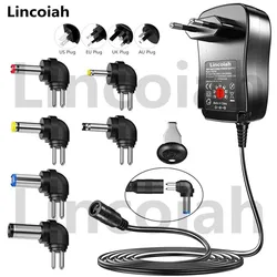 Fuente Alimentación Universal Ajustable 30W para LED y Cámara