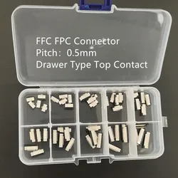 Conector FFC FPC Cable Plano 0,5mm – 4 a 22 Pines