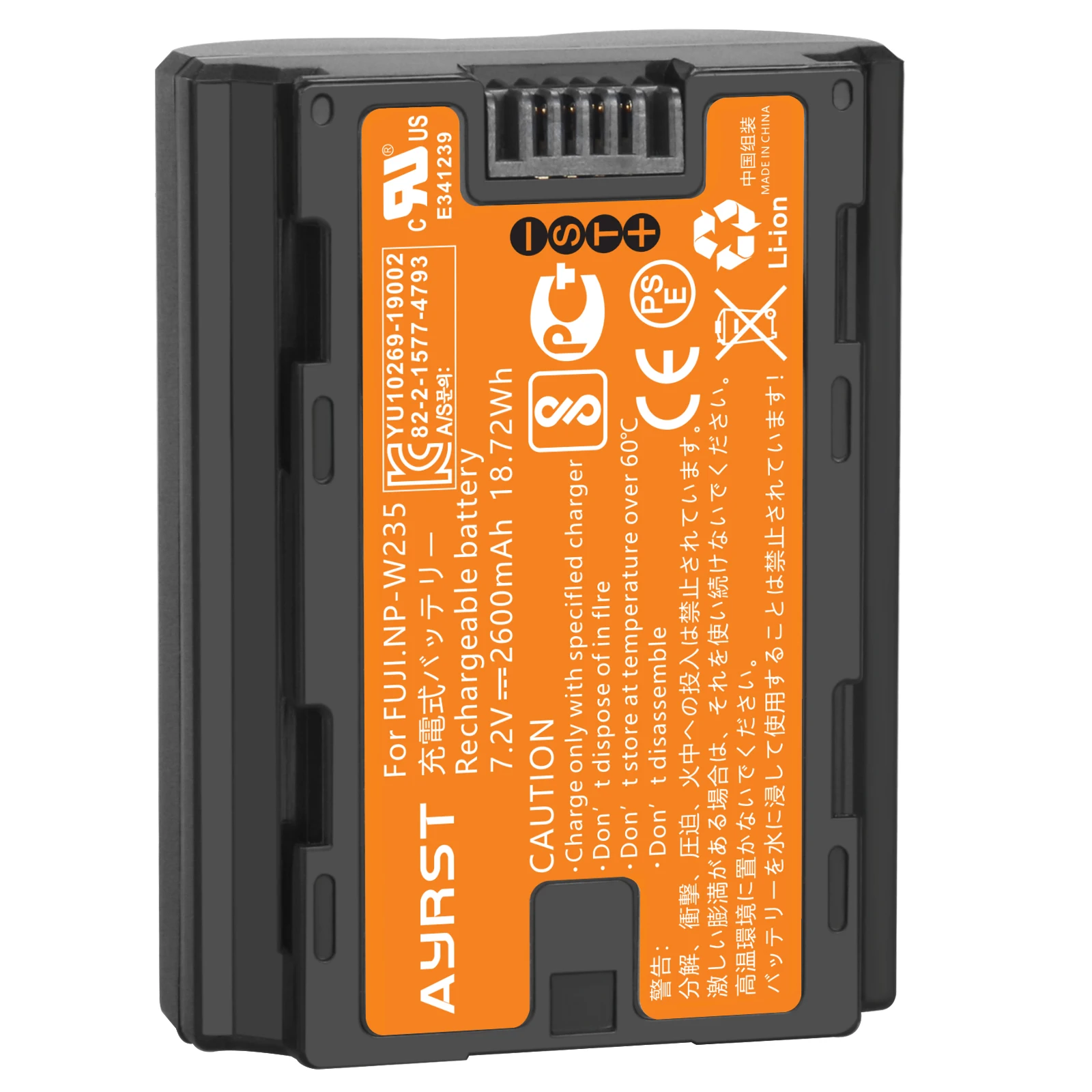 Reemplazo de batería de 2600mAh NP-W235 NP W235 para cámara Digital Fujifilm X-T5 X-T4 GFX 100S X-H2S GFX 50S II - imagen 4