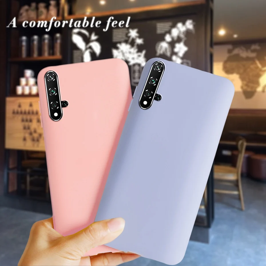 Para Huawei Nova 5T funda protectora trasera ultrafina suave TPU fundas de silicona para Huawei Nova 5T Nova5t 5 t Fundas - imagen 5