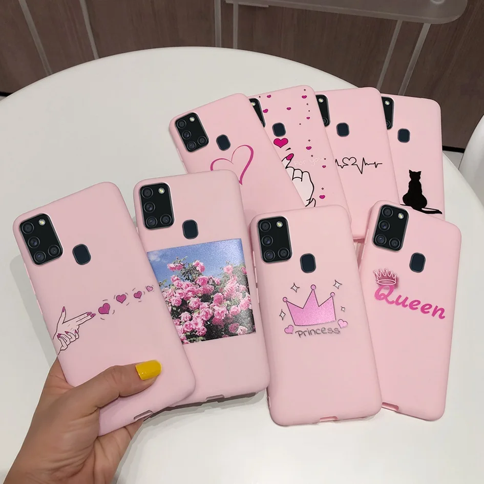 Funda de silicona para Samsung Galaxy A21S A 21 S, carcasa bonita de TPU suave con Cactus, parachoques, A21S 2020, A217F, A21 S - imagen 2