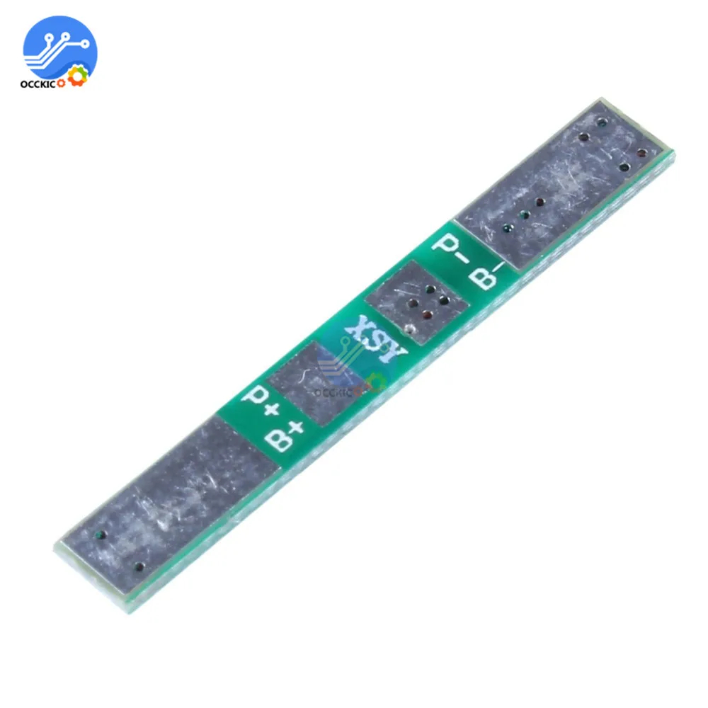 Placa de protección de carga de batería de litio Li-ion 18650 batería PCB bms 1S 3,7 V 2.5A placa Motor módulo de celda Lipo equilibrador de batería - imagen 2