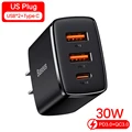 3 Ports 30W US Plug