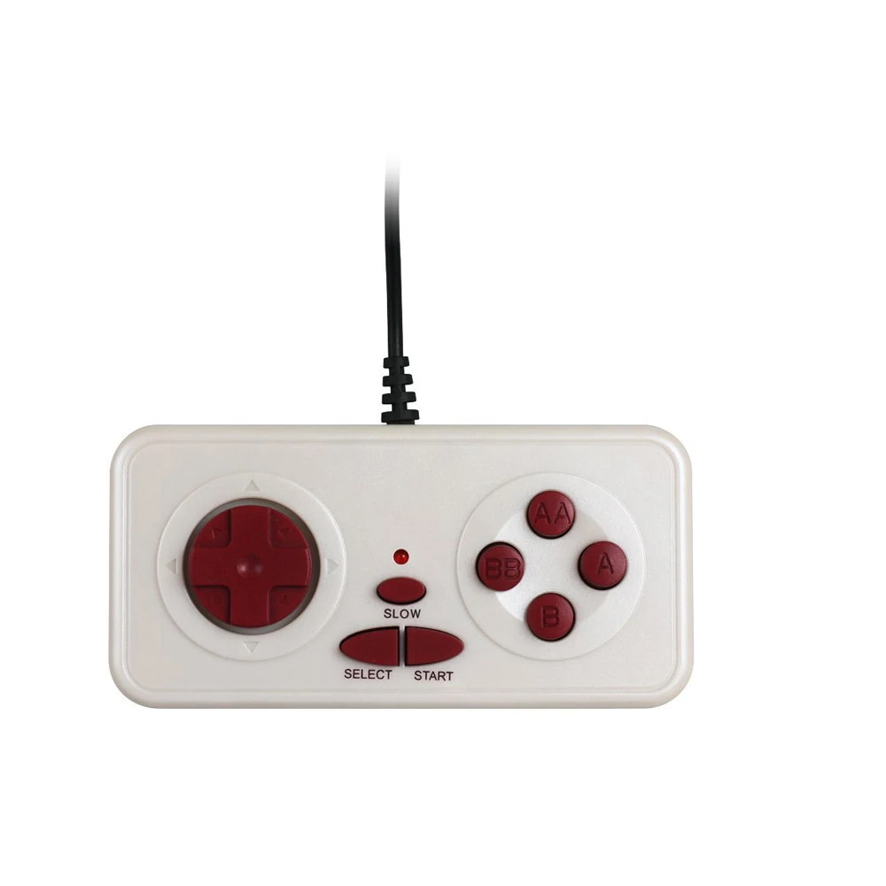 Controlador de juegos con cable de alta calidad para consola N E S, F C, 8 bits, 9 pines, JP, 7 pines, controlador estadounidense disponible