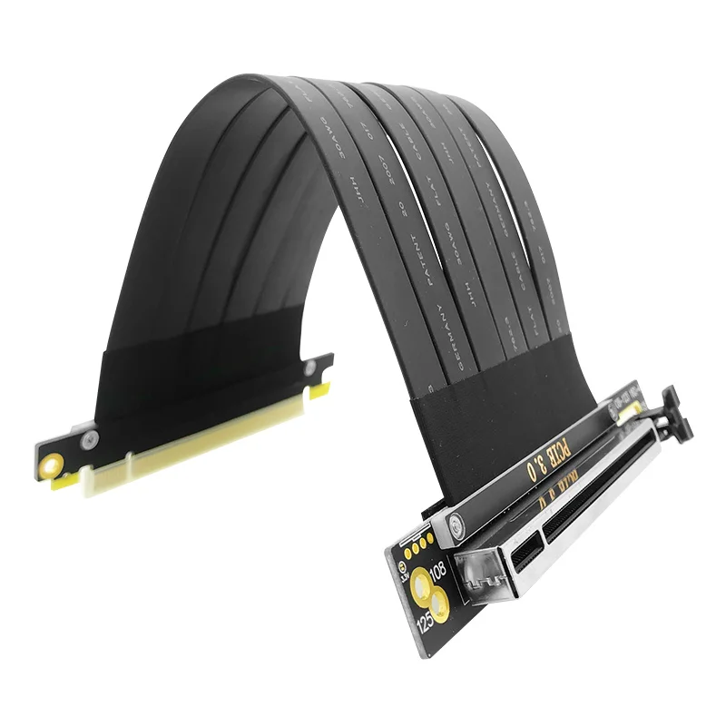Cable elevador PCIe de alta velocidad 3,0 X16 extensor GUP Flexible de 90 grados para instalación vertical de tarjetas gráficas - imagen 4