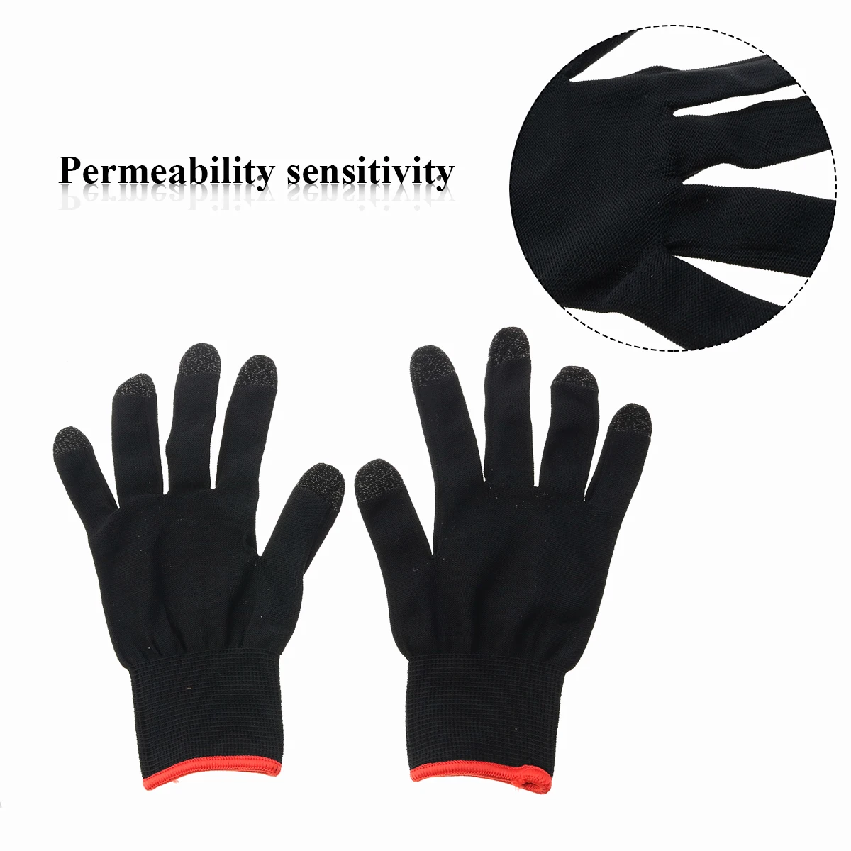 YuXi-guantes para juegos de móvil para PUBG, PS5, PS4, sensible a la pantalla táctil, manga transpirable, accesorios para ciclismo - imagen 2