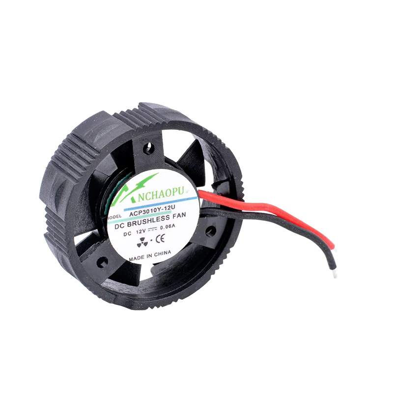 Ventilador de refrigeración redondo para coche y motocicleta, lámpara LED de disipación de calor, diámetro universal de 9-12V, 31x31x12mm, agujero de paso de 19mm - imagen 3