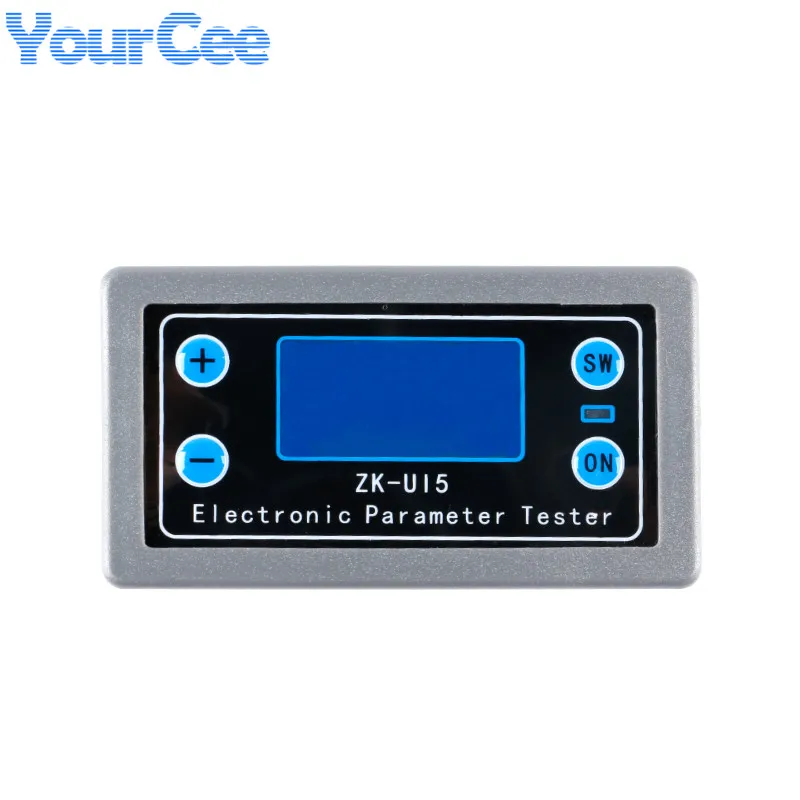 ZK-UI5 DC5-38V Battery Tester Voltmeter Ammeter Load Monitor Charger Tester Power Capacity Meter Charge Discharge Controller - imagen 3