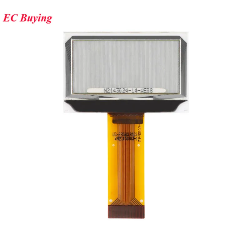 Pantalla OLED de 1,51 pulgadas, módulo de pantalla LED LCD de 1,51 "12864, 128x64 SSD1309 SPI/IIC I2C, interfaz paralela, conexión azul transparente - imagen 5