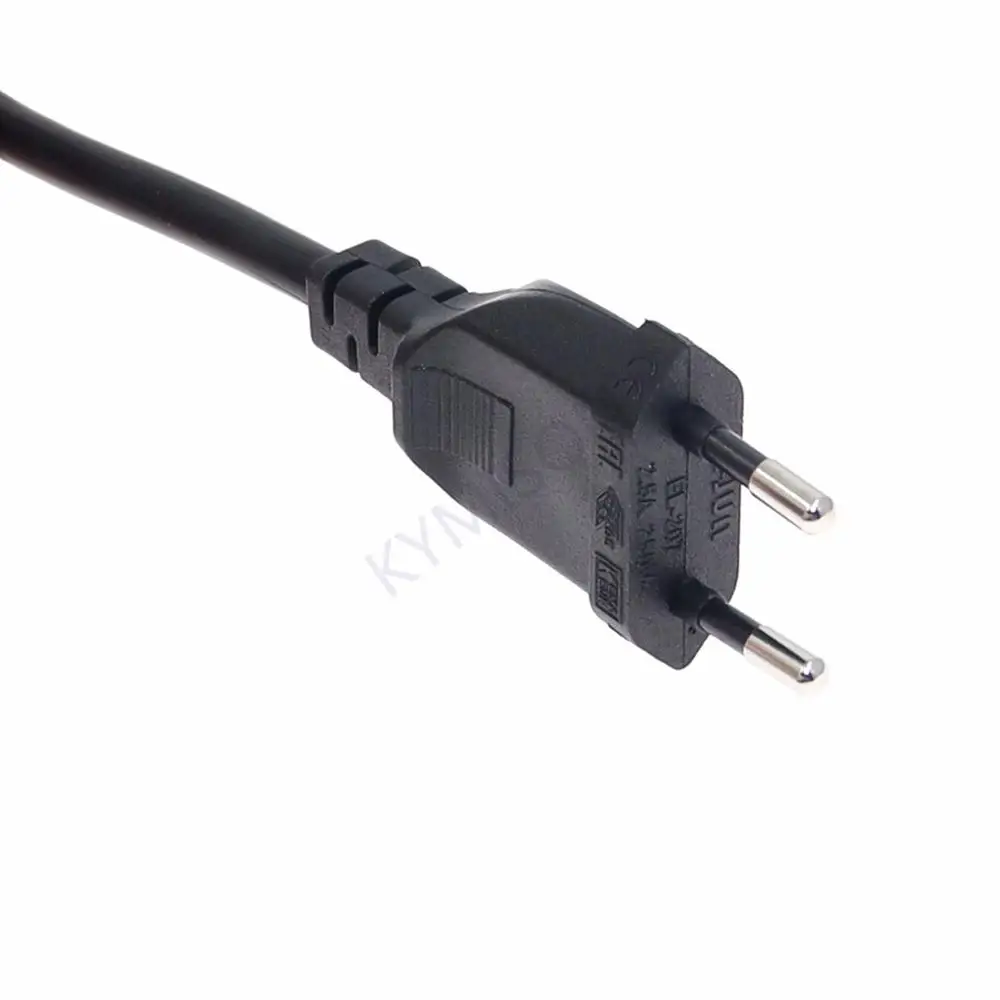 Enchufe macho Universal de 2 puntas a adaptador hembra IEC320 C17, Cable de alimentación CA para PS4 Pro, fuente de alimentación estándar europeo/estadounidense, Cable de carga - imagen 5