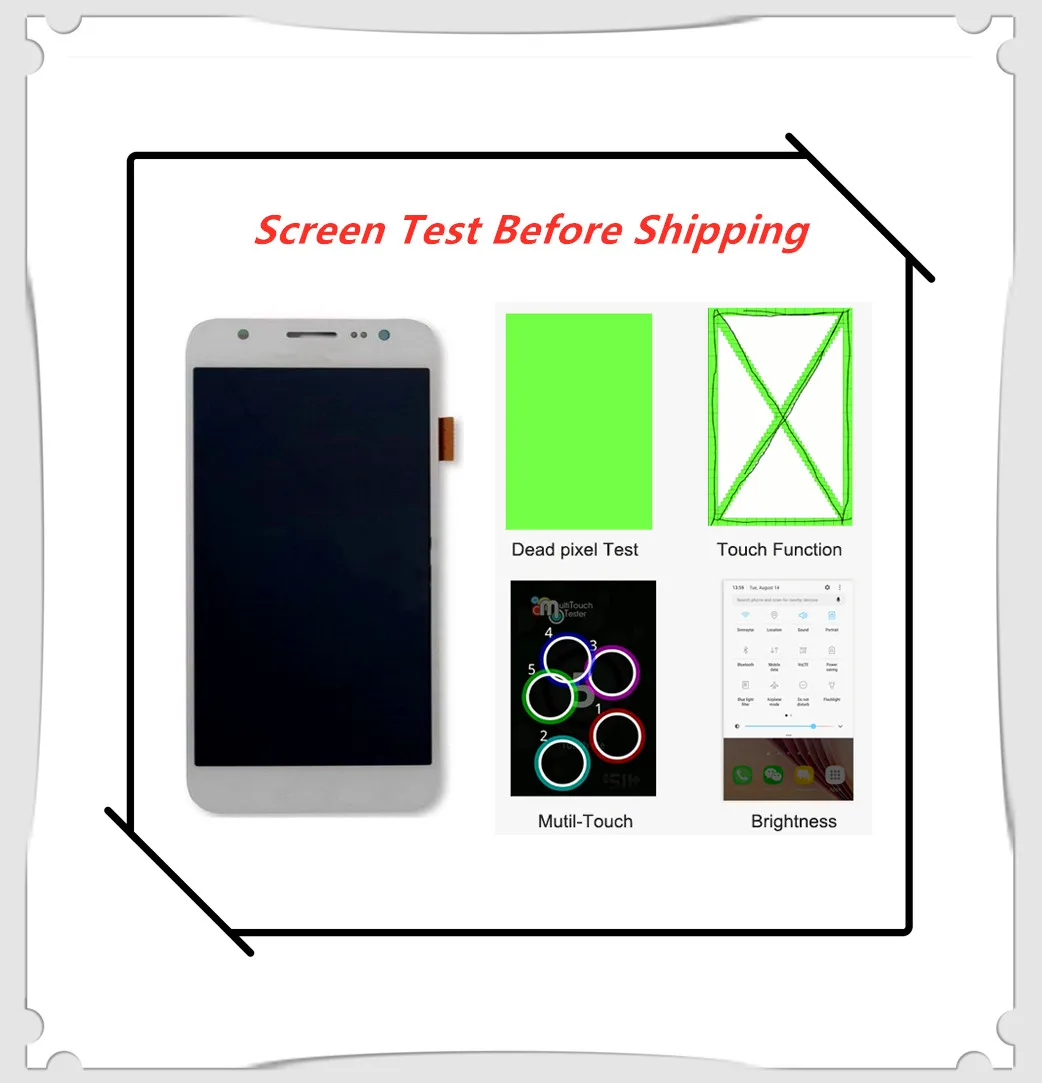 Una prueba de pantalla antes del envío