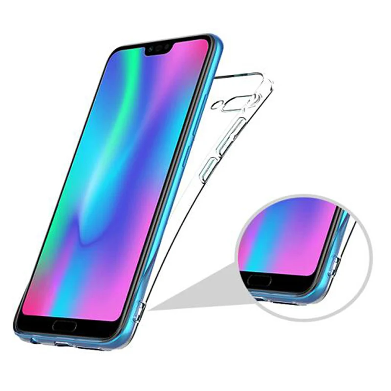 Funda transparente para Huawei Honor 10 V10 Lite Funda suave TPU ultrafina de silicona transparente Funda trasera para teléfono móvil Funda Carcasa - imagen 3