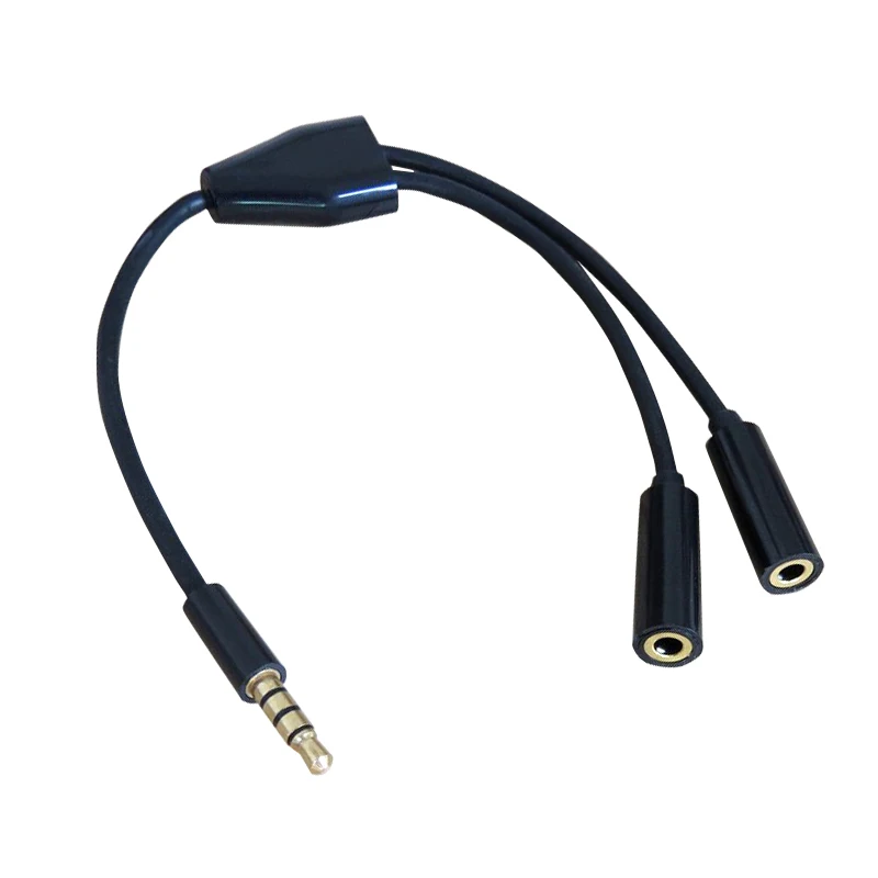 Adaptador de Audio estéreo Y divisor, Cable de auriculares, 20CM, 3,5mm, 4 polos macho a 4 polos hembra - imagen 5