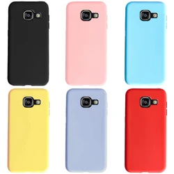 Funda Silicona Samsung Galaxy A5 2016 Color Sólido Antigolpes