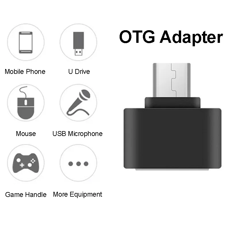 Adaptador OTG Typ-C USB C Micro USB Zu USB Konverter Ladeğ Synchronización Konve P10 s8 S9 - imagen 5