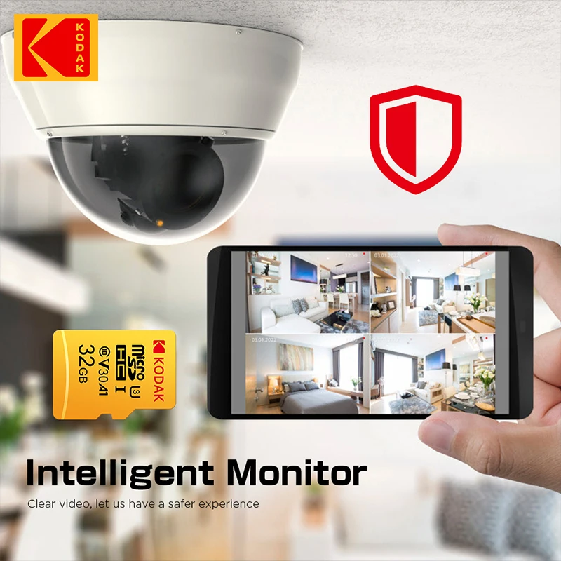 Tarjeta de memoria Kodak 512GB 256GB 128GB A1 4K tarjeta Micro SD 64GB 32GB U3 SDHC Microsd UHS-I C10 TF Trans Flash Microsd - imagen 5