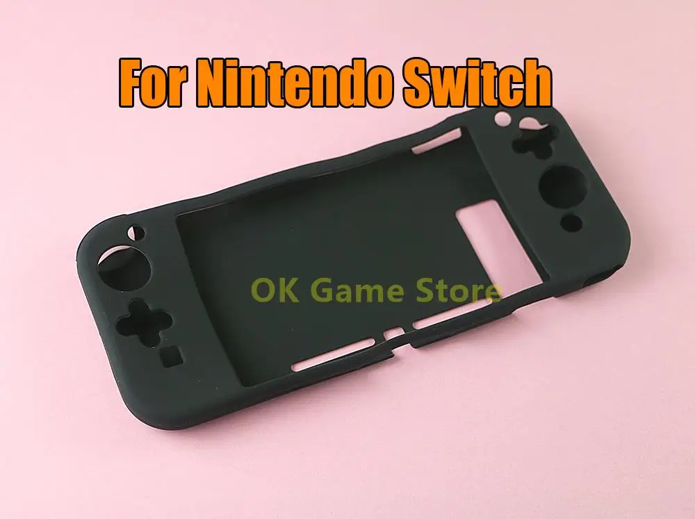 1 pzas/lote funda protectora de silicona funda antiarañazos funda de goma suave para consola de juegos Nintendo Switch