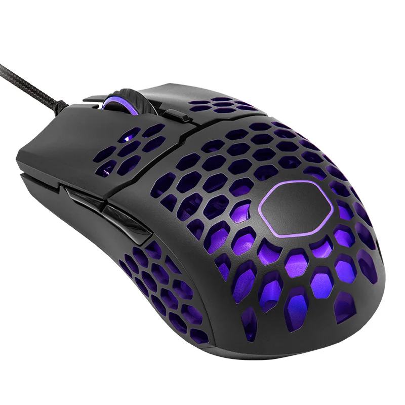 Cooler Master-ratón Gaming MM711 60G con carcasa de panal ligera, Cable ultratejido y detalles RGB, Pixart PMW 3389 16000 DPI - imagen 2