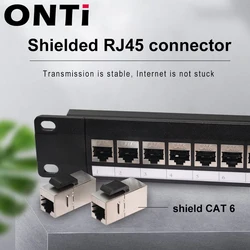ONTi Patch Panel 24 Puertos CAT6 RJ45 Blindado 1U
